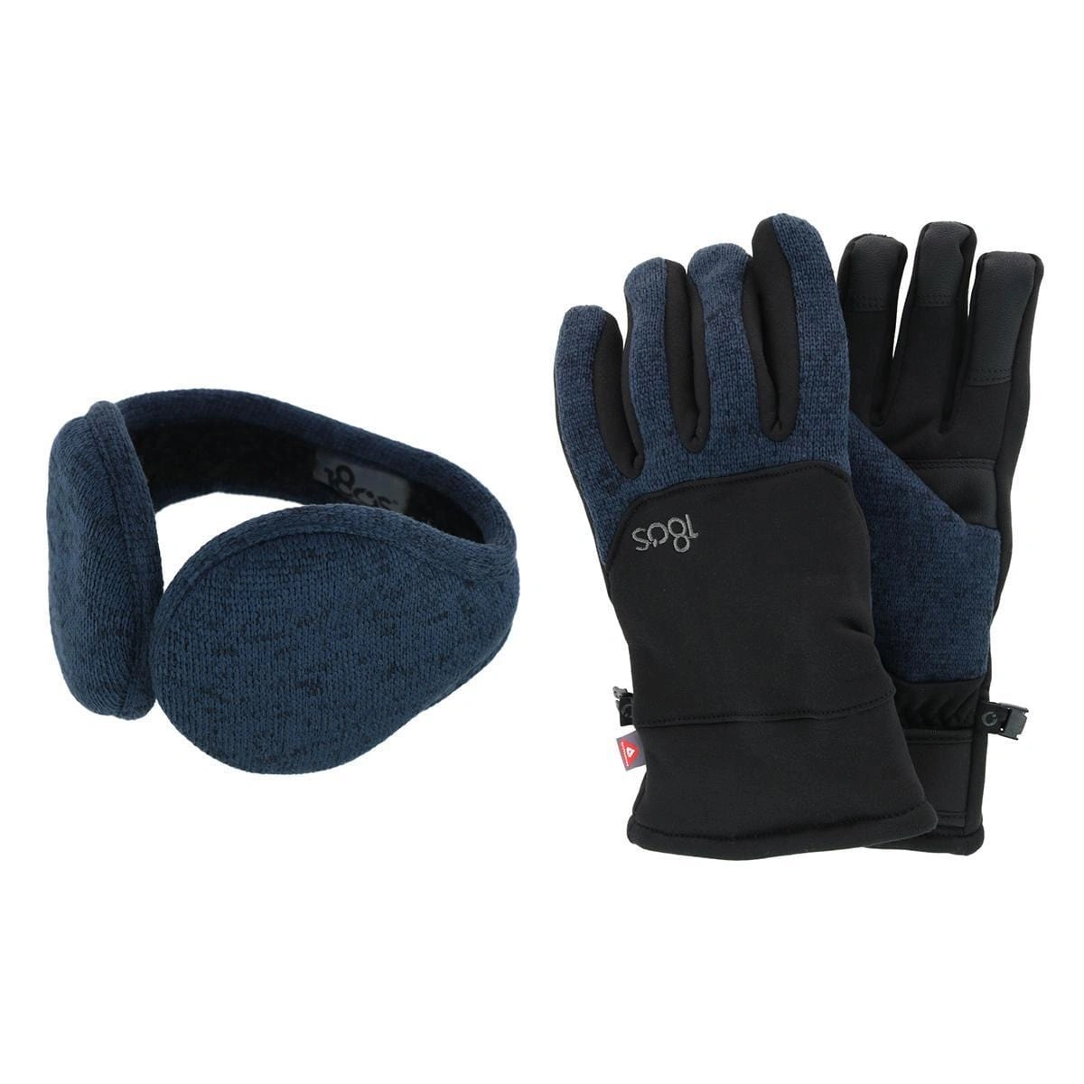 Winter Tech Essentials: Touchscreen Gloves & Cozy Ear Warmer Set for Him.