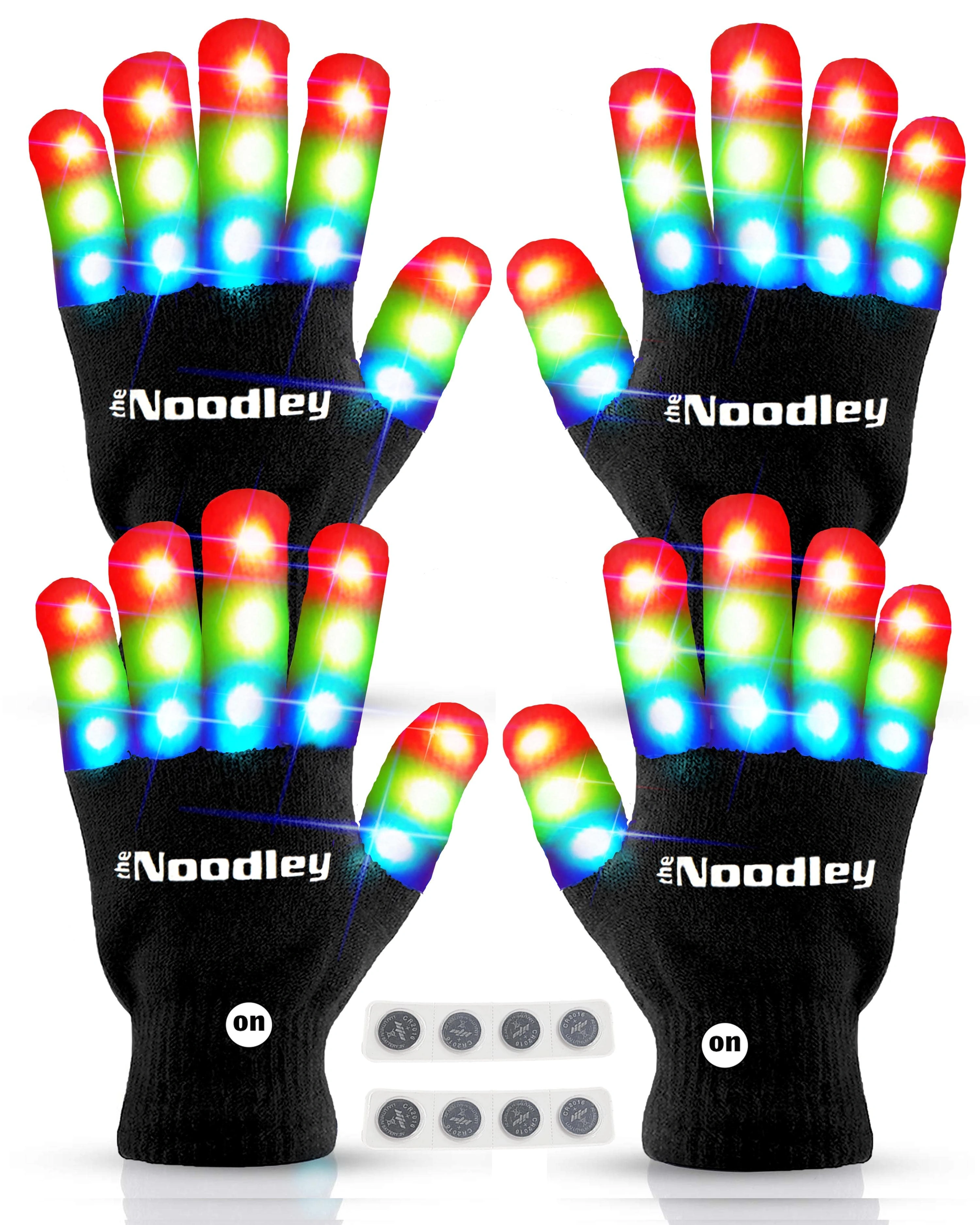 Glow-Up Fun Kids LED Light Up Gloves Party Favors